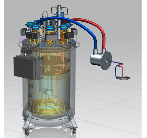 液氮罐内部 液氮罐内部